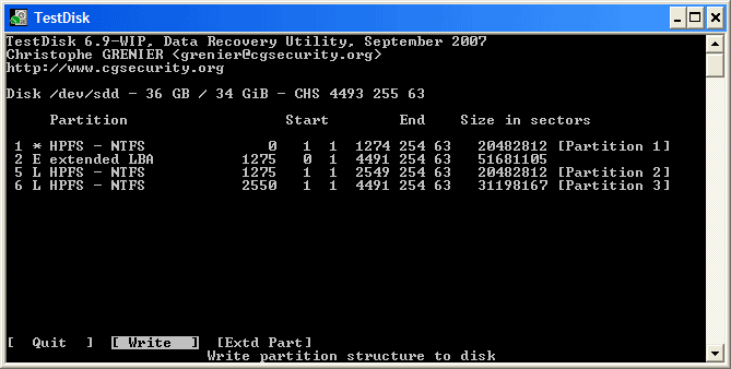 testdisk fix raw partition testdisk fix raw partition